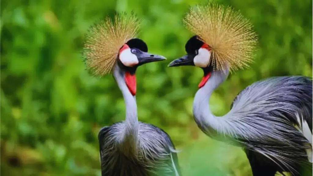 Grey crowned crane