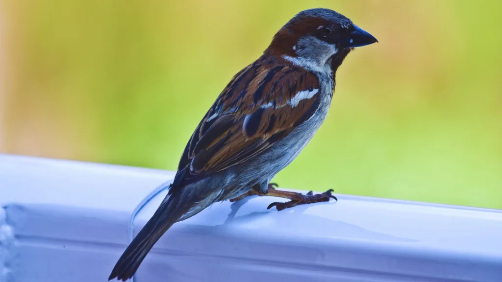 meaning of Bird Sitting at the Front Door