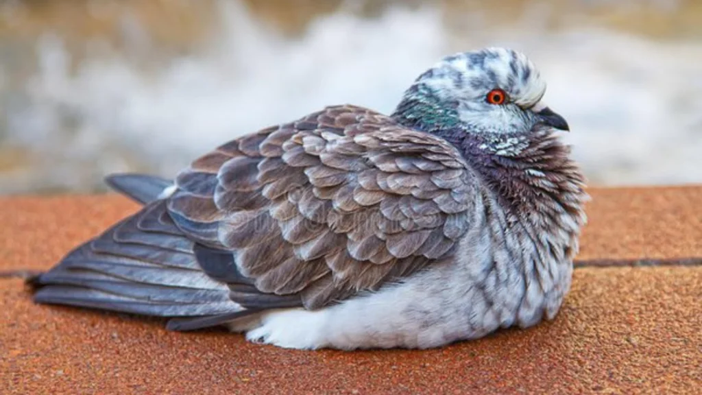Puffed Up Bird