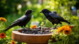 how to attract crows to my yard