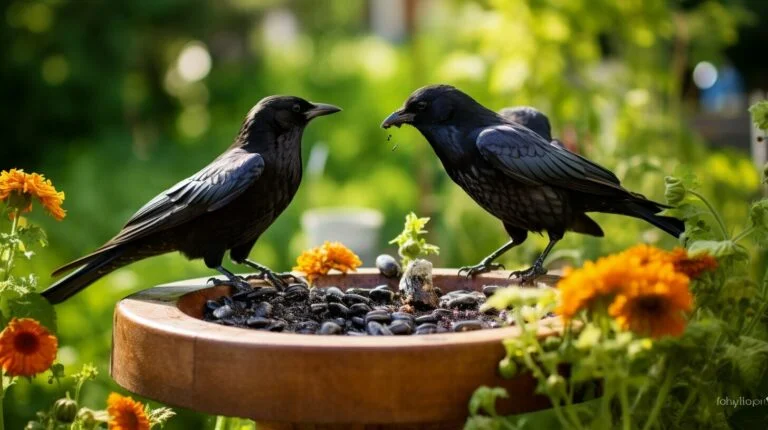 how to attract crows to my yard