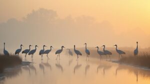 characteristics of crane species