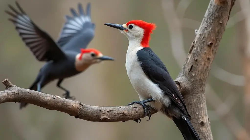 distinctive bird with markings