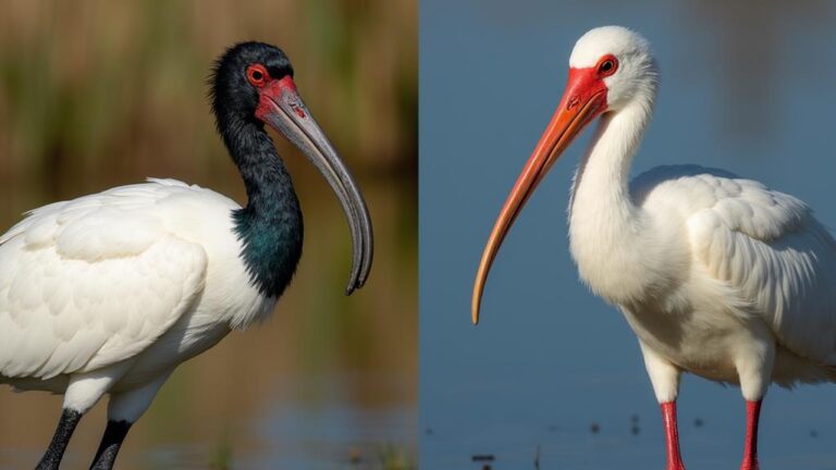 distinguishing ibis species traits