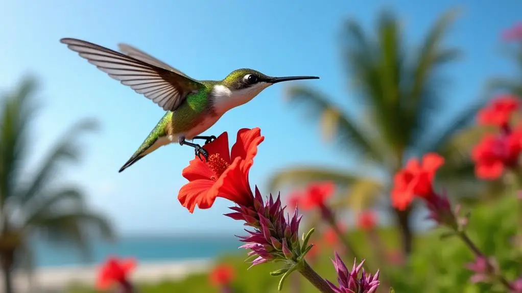 iridescent feathered flying jewel