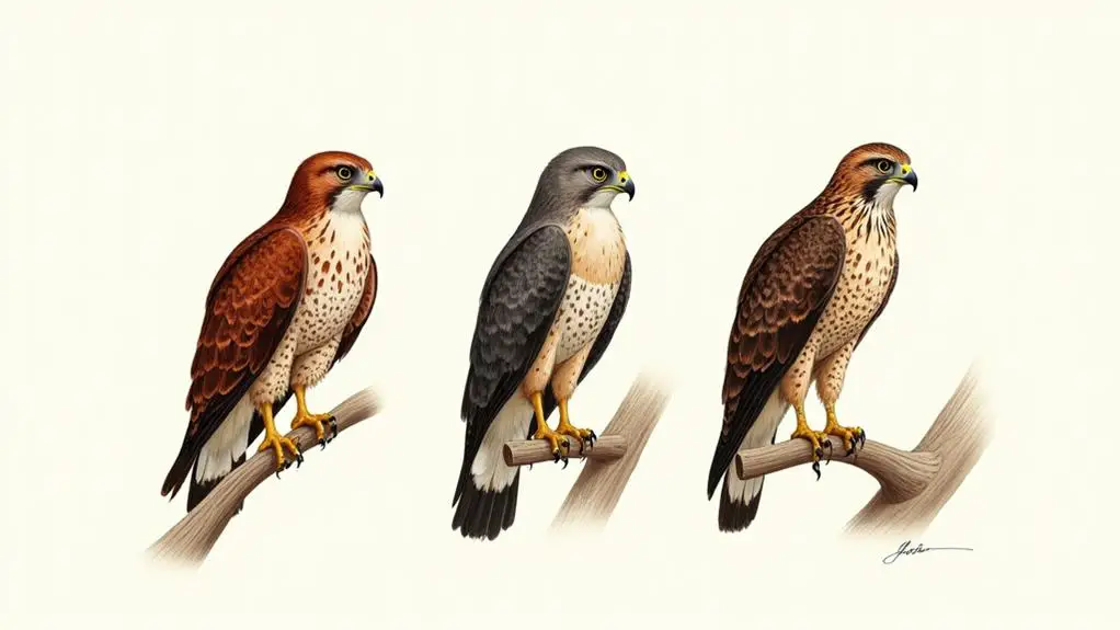 physical traits of hawks