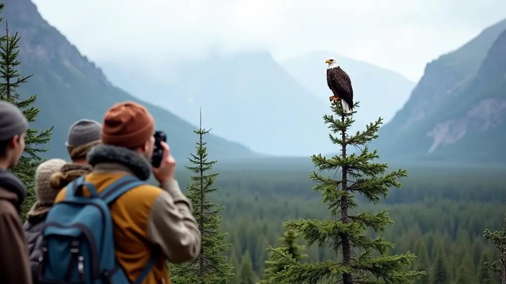 respectful distance from wildlife