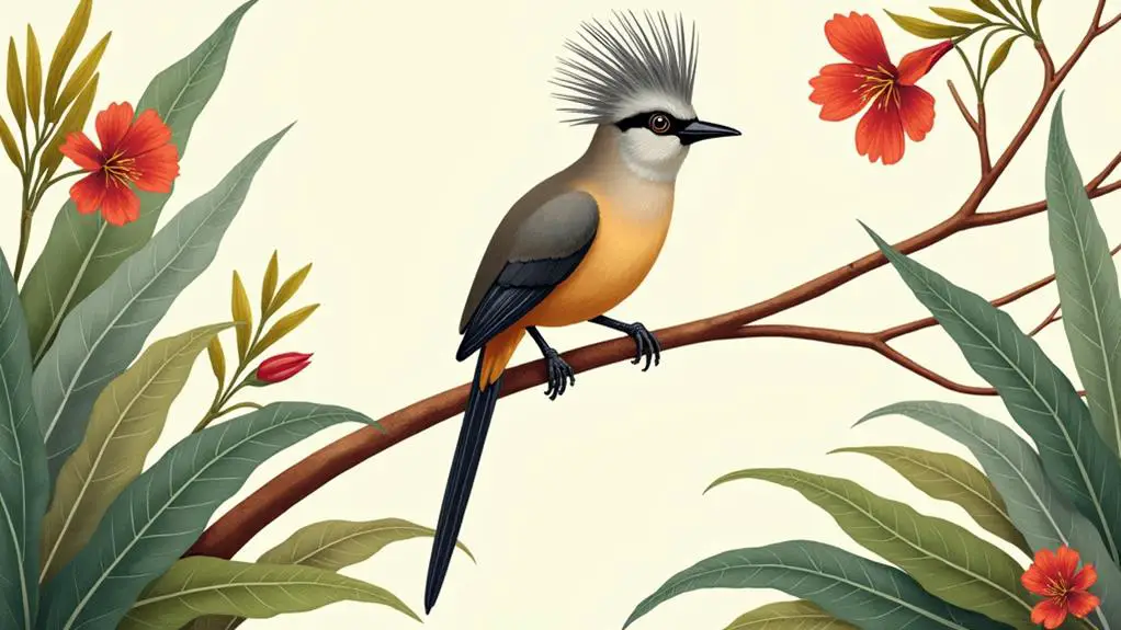 small long tailed bird species