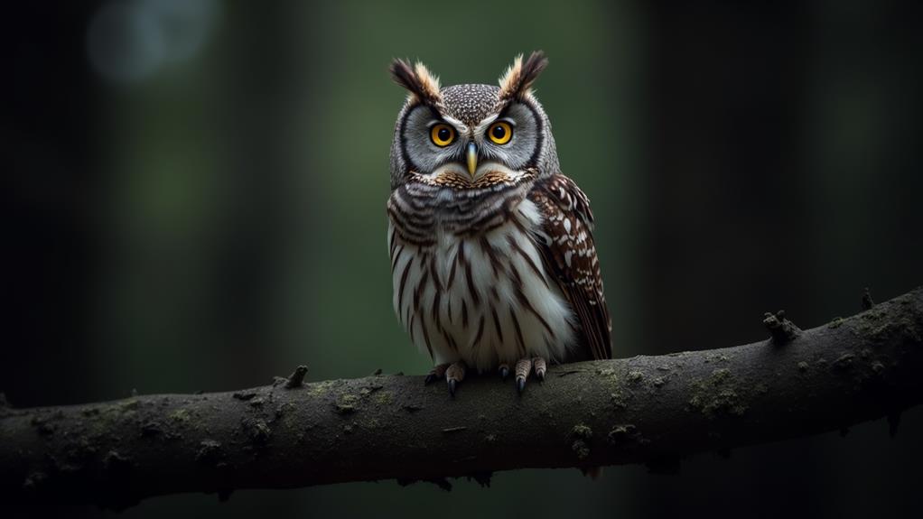 small nocturnal camouflaged bird