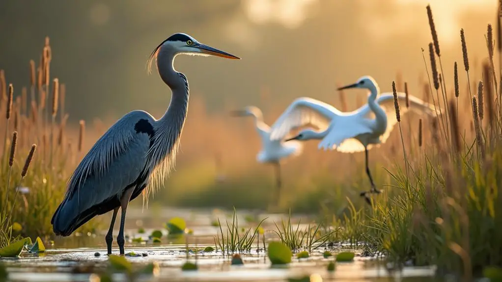 texas herons distinct traits