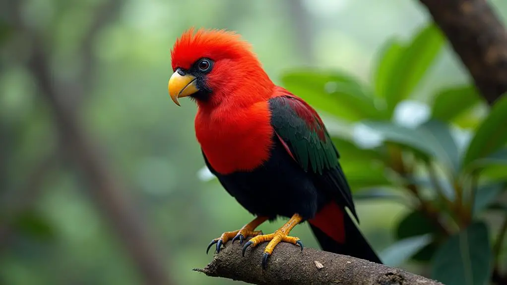 vibrant hawaiian bird species