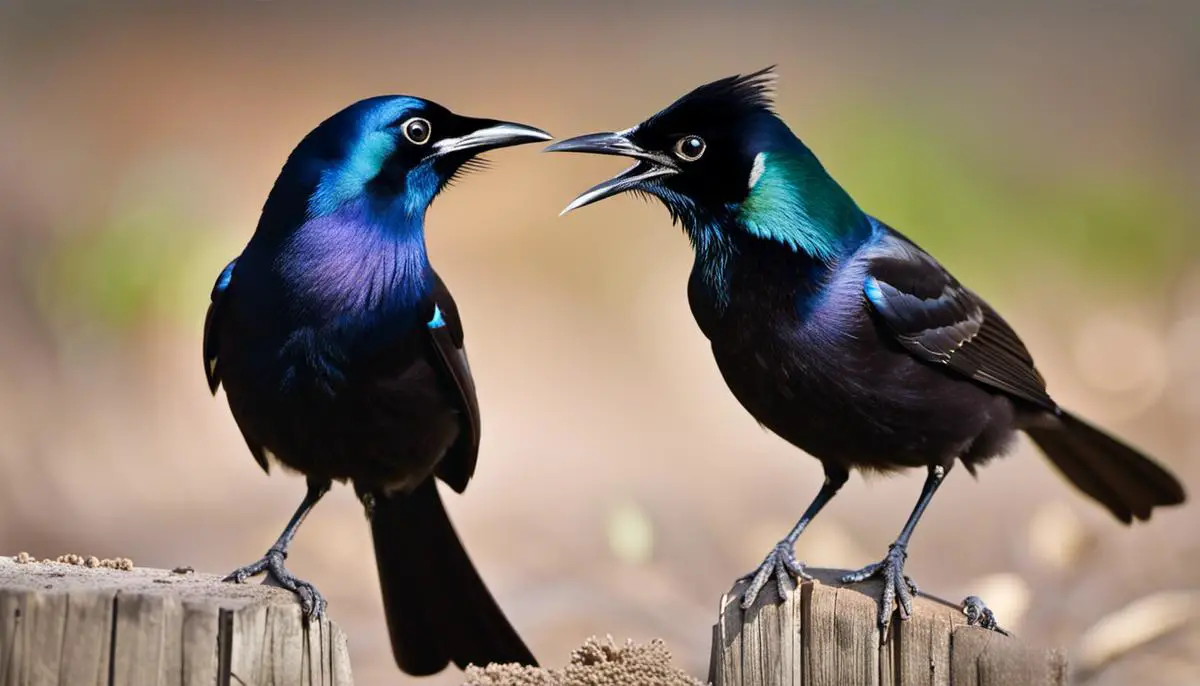 biology physical features grackle starling
